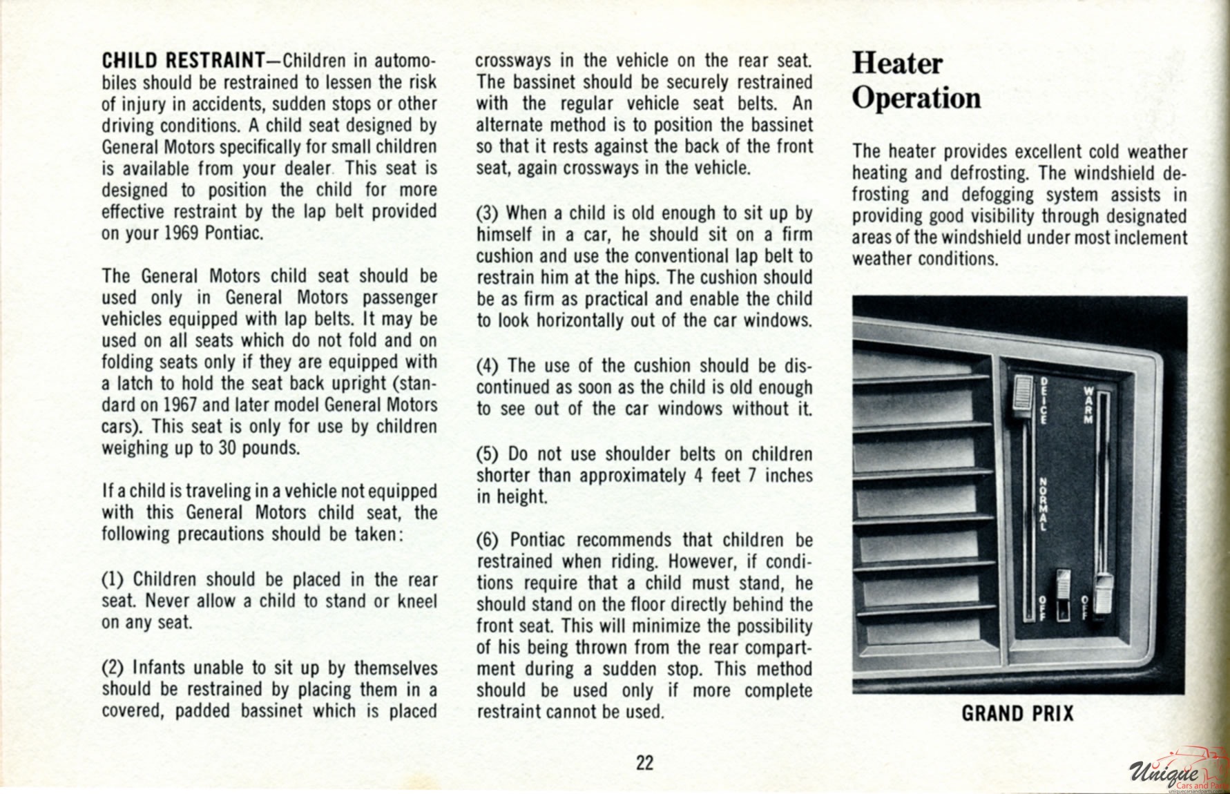 1969 Pontiac Owners Manual Page 59
